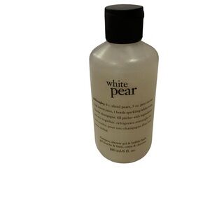 Philosophy White Pear Scented Shower Gel Shampoo & bubble bath 3 in 1 6 fl oz